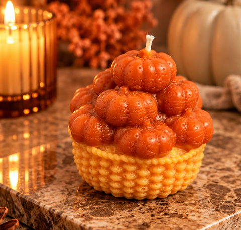 Pumpkinbasket Kaars
