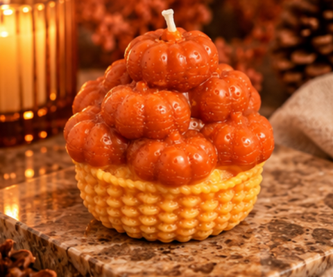 Pumpkinbasket Kaars